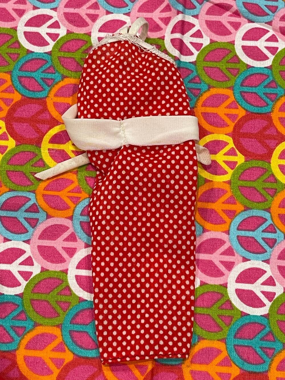 Mattel Barbie best buy red polka dot halter dress Doll Clothing #15